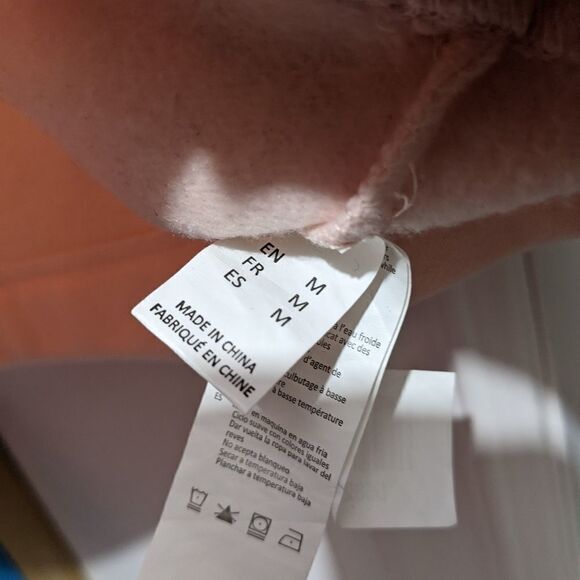 ROCAWEAR Women quarter zipped cropped sweatshirt top size Medium @E - Picture 5 of 5